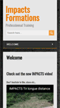 Mobile Screenshot of impactsformations.com